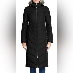 Eddie Bauer Women's Black Long Puffer Coat
